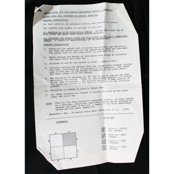 Vtg Paragon's Creative Moments Embroidery Heart Unfinished Handkerchief Panel - Picture 15 of 16